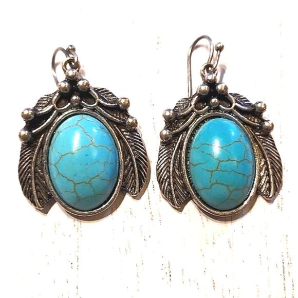 Turquoise Earrings  - Picture 1 of 5